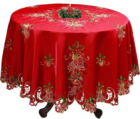 Gambell Rectangle Checkered Christmas Polyester Tablecloth. . Christmas tablecloths amazon